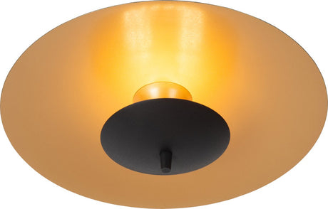 Lucide vulcan - loftslampe (loftslampe) - ø 35 cm - LED dæmpbar - 1x9w 3000k - sort