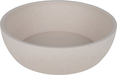 District 70 bamboo hondenvoerbak – 2-pack – merengue – maat m – anti-slip – voer waterbak hond