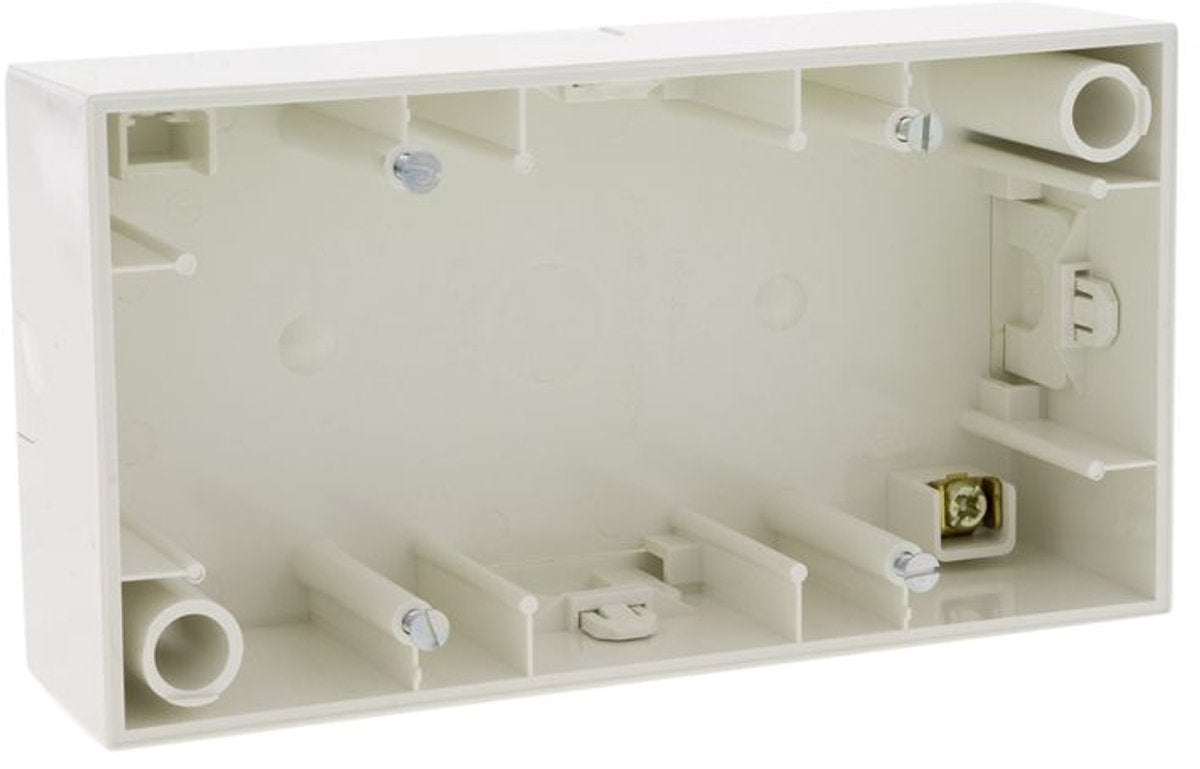 Berker s1 overflademonteret stel 2-fold polar hvid