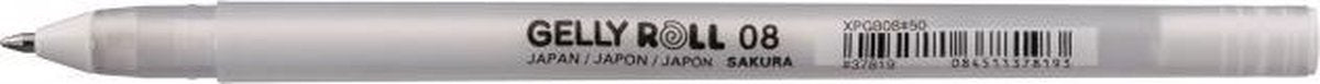 Sakura gelly roll basic hvid gel pen 08