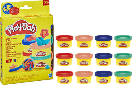 Play-doh festtaske - 12 krukker - ler