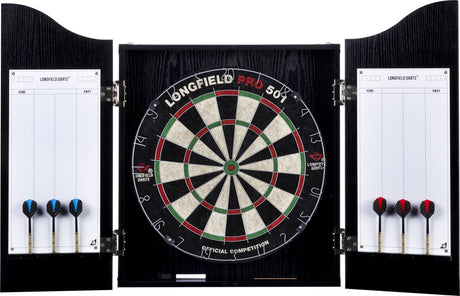 Abi træ cnet med sisal dartskive inkl. dart sæt