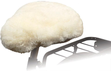 Willex - sadelunderlag - fåreskind - hvid natur - 100% ren naturlig