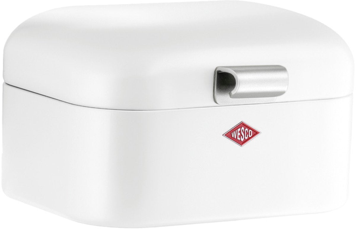 Wesco mini grandy brødspand | 2 liter - størrelse s | metal - hvid | brødkasse