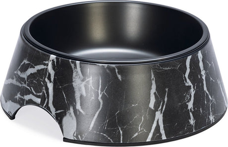 Designed by lotte eetbak meis - hondenvoerbak - melamine - zwart - 17,5 cm - 350 ml