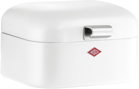 Wesco mini grandy brødspand | 2 liter - størrelse s | metal - hvid | brødkasse