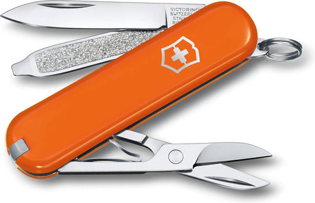 Victorinox klassisk SD lommekniv - mango tango - 7 funktioner - rustfrit stål