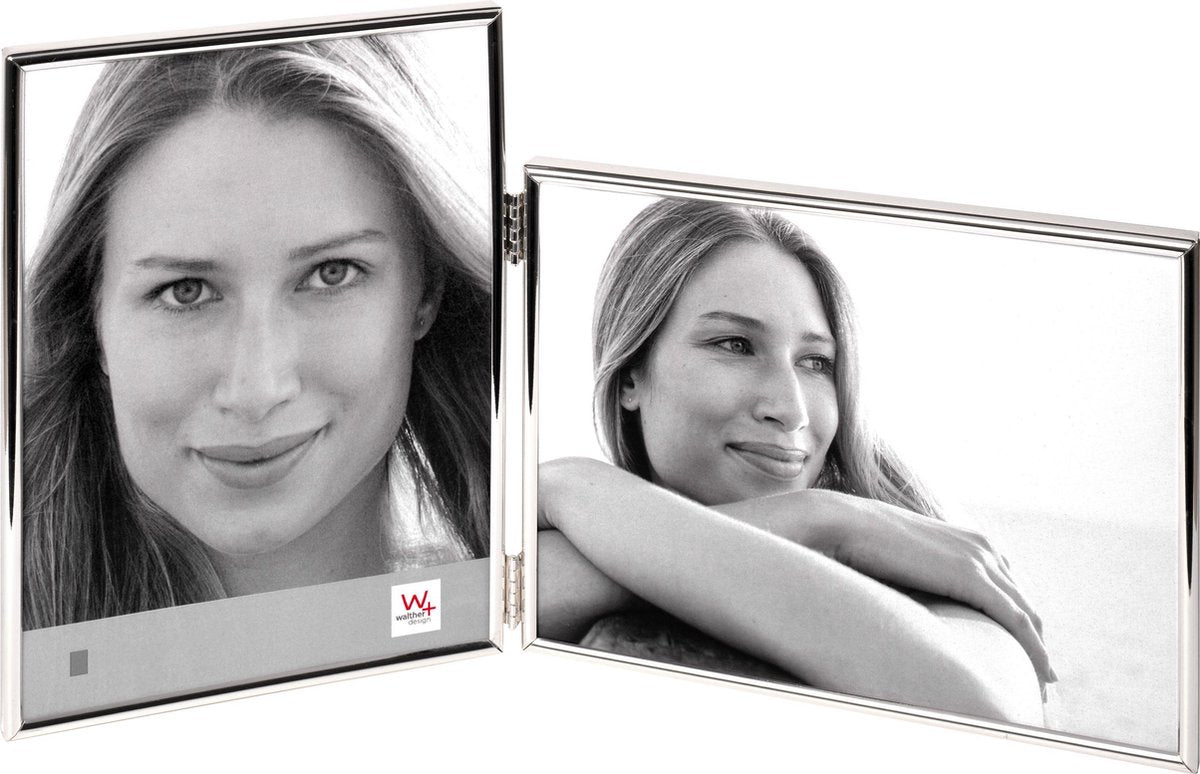 Walther chloe - fotoramme - fotostørrelse 2x10x15 cm - sølv