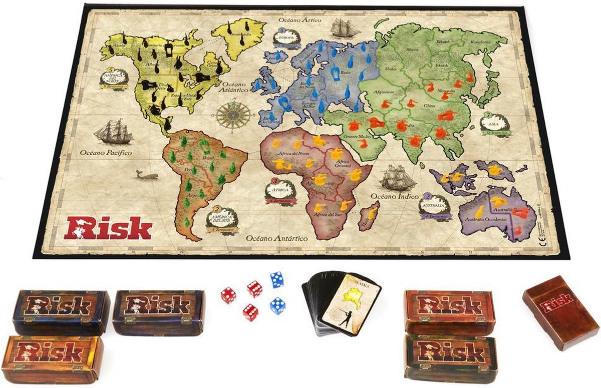 Hasbro gaming hasbro - risiko brætspil - engelsk version