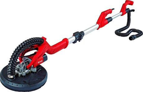 Einhell elektrisk væg-loftsliber tc-dw 225 - 600 w - 600-1500 t min - ø225 mm - teleskophåndtag - slibeskive med velcro - inkl. 6x slibeskiver