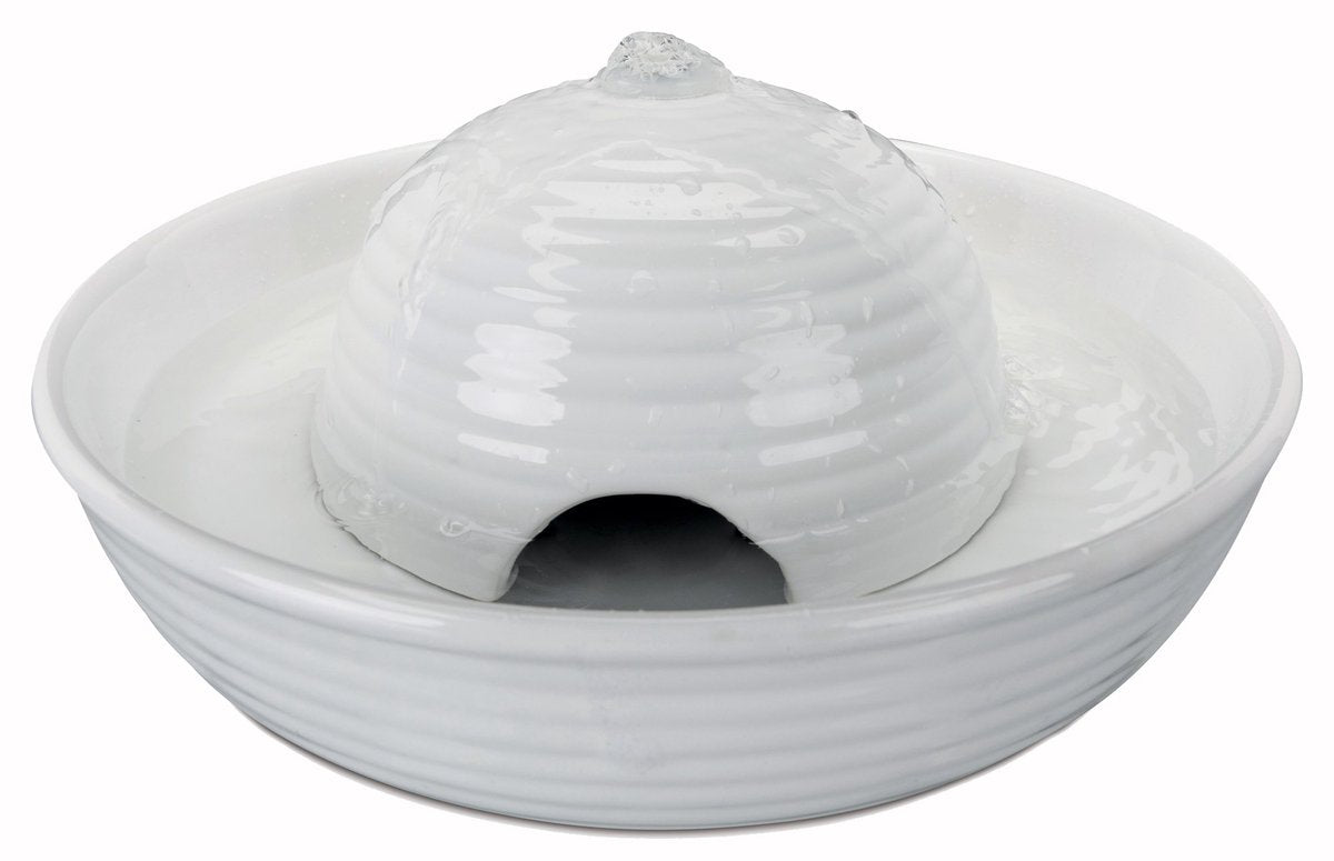 Trixie vital flow mini keramisk drikke springvand hvid