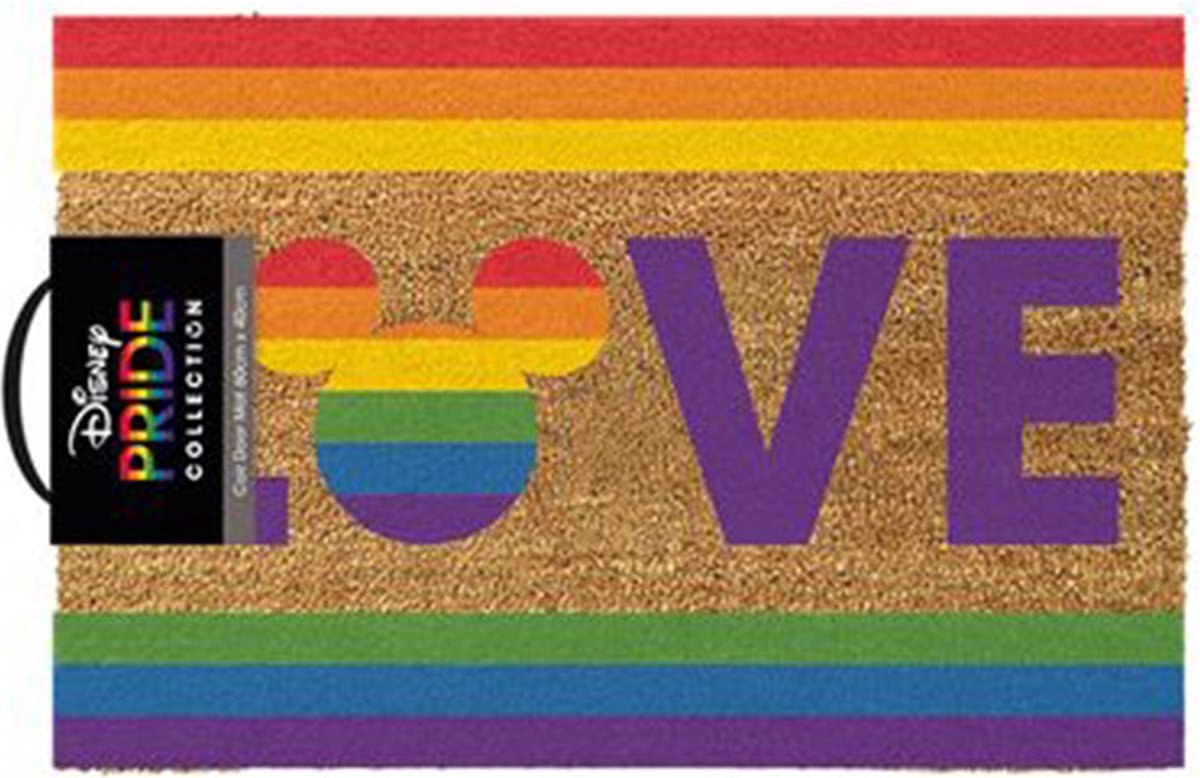 Pyramid disney dørmåtte mickey mouse rainbow pride