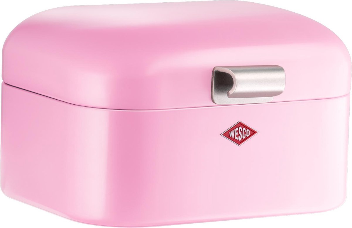 Wesco mini grandy brødspand - 17x18x12 cm - pink