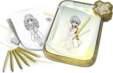 Clementoni color crafting - harry potter luminous drawing board, 6-8 years - 18670