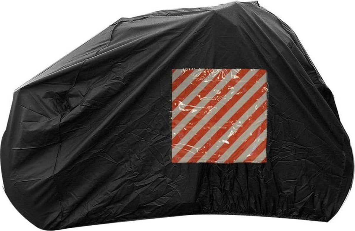 Proplus cykelovertræk til 2 cykler - vandtæt - autocamper cykelovertræk - markeringsbrætrum - cykelholderovertræk - nylon - sort