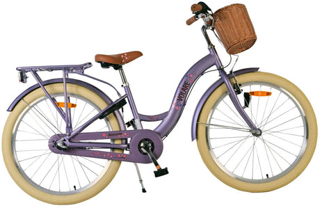 Volare blossom børnecykel - piger - 24 tommer - lilla - 3 gear