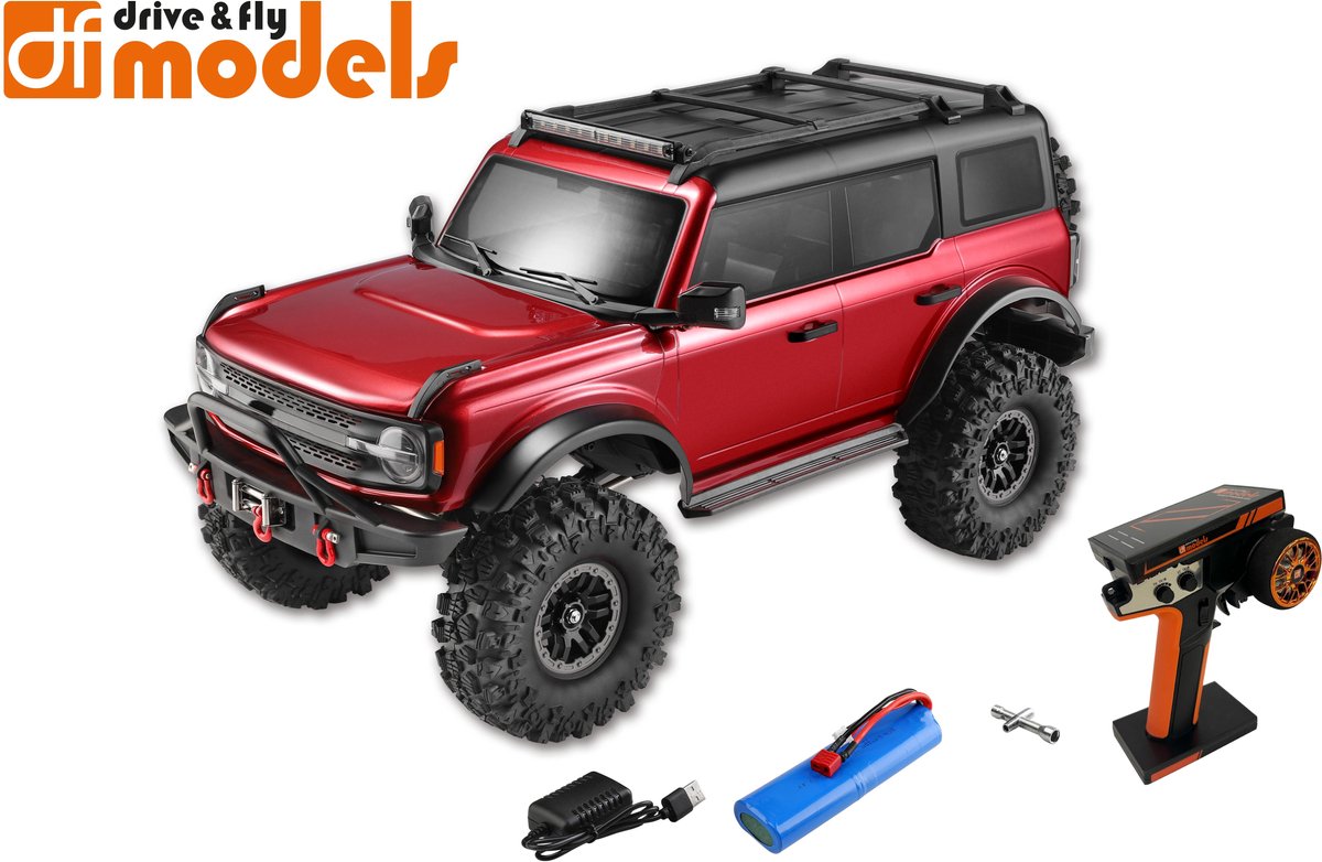 Df-modeller df-4s larvevariant metallic-rot 313 mm skala - rtr