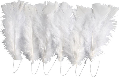Creativ virksomhed https: www.cchobby.nl feathers-size-11-17-cm-white-18-ball-1-doos