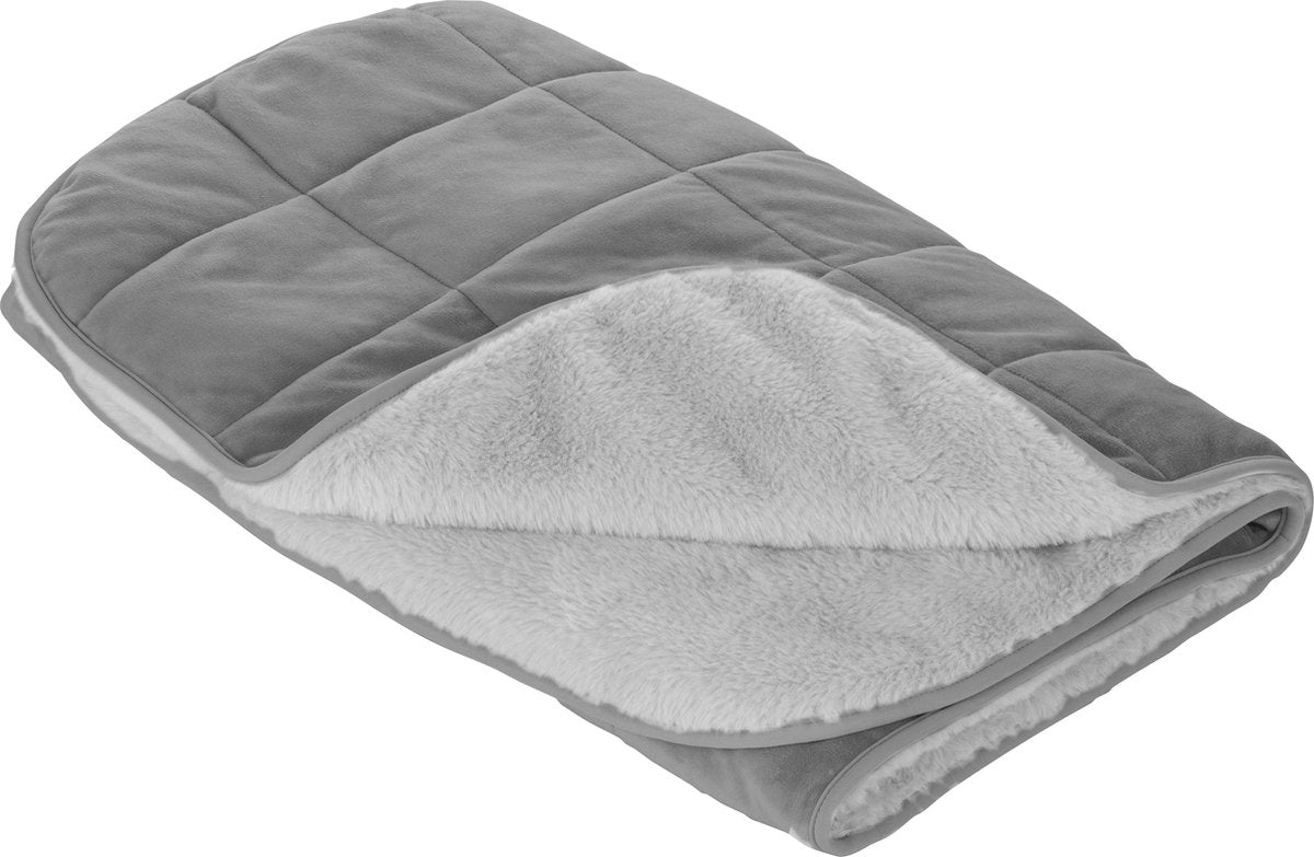 Decoways - medisana elektrische deken 3-in-1 hb 674 162x62 cm grijs