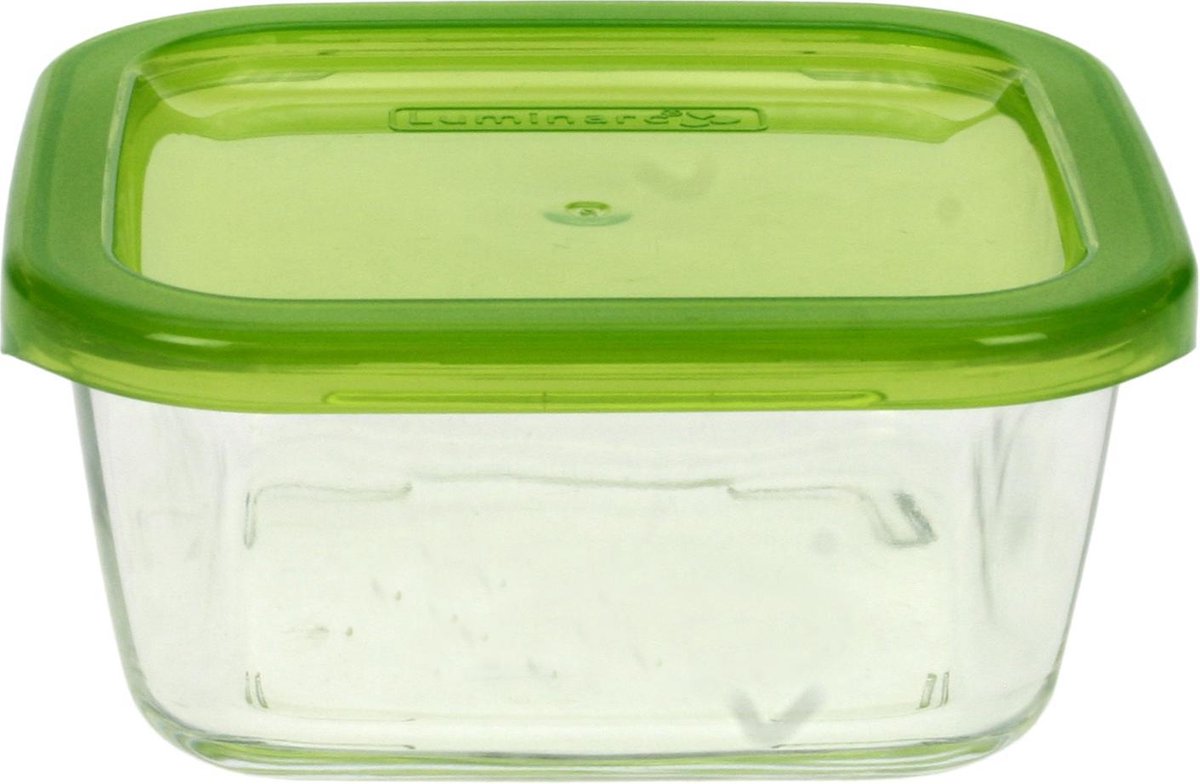 Luminarc keep 'n box madopbevaringsboks - firkantet - glas - 0,36l