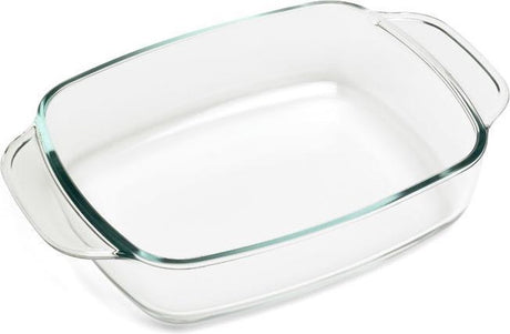 Hyggeligt trendy 500 grader rektangulært bradefad - 1,6l - 32,5x18,5x5,1cm
