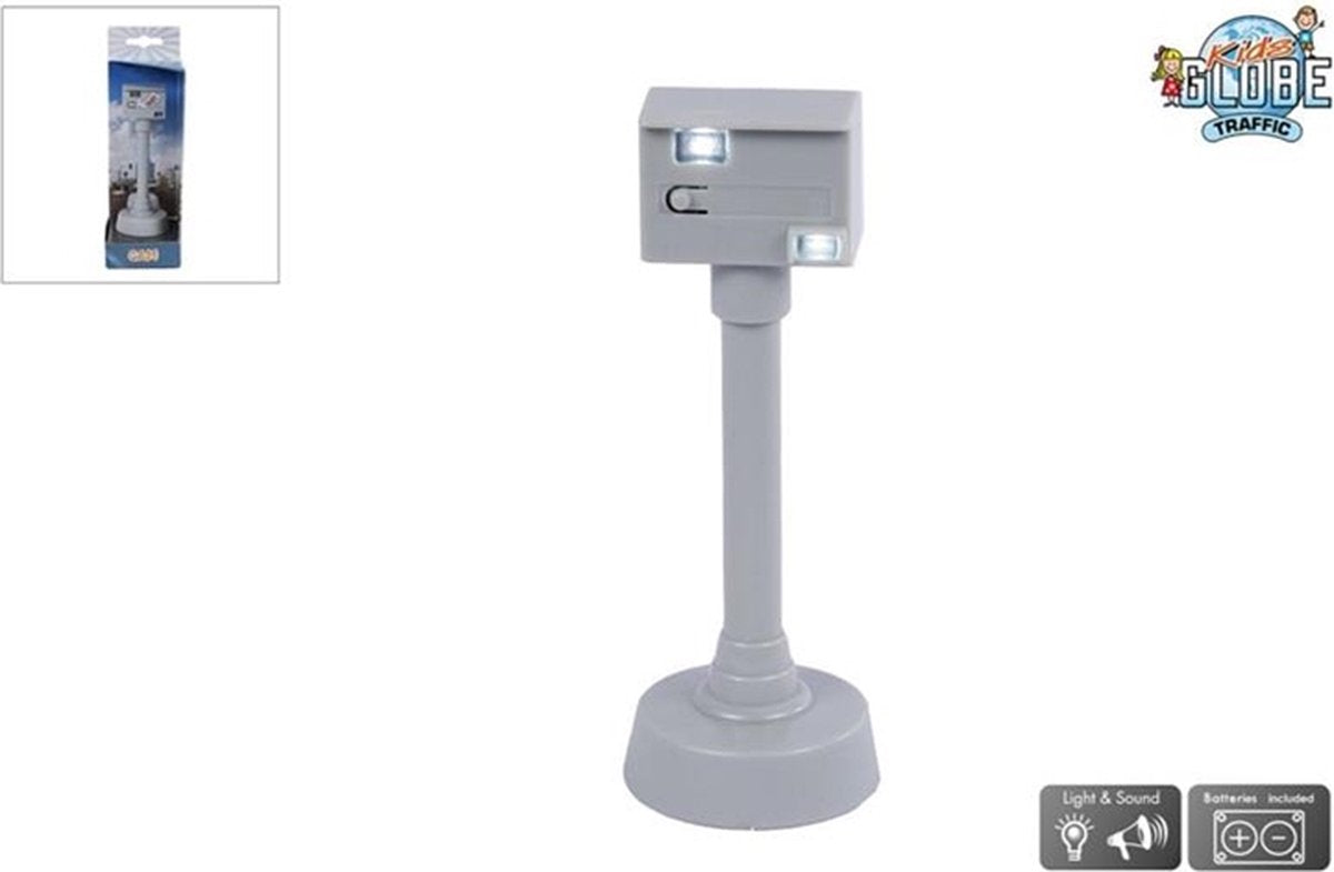 Kids globus fartkamera med lys og lyd, 12 cm
