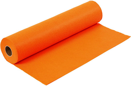 Creativ firma hobbyfilt, b: 45 cm, tykkelse 1,5-2 mm, 180-200 g, orange, 5 m 1 rulle