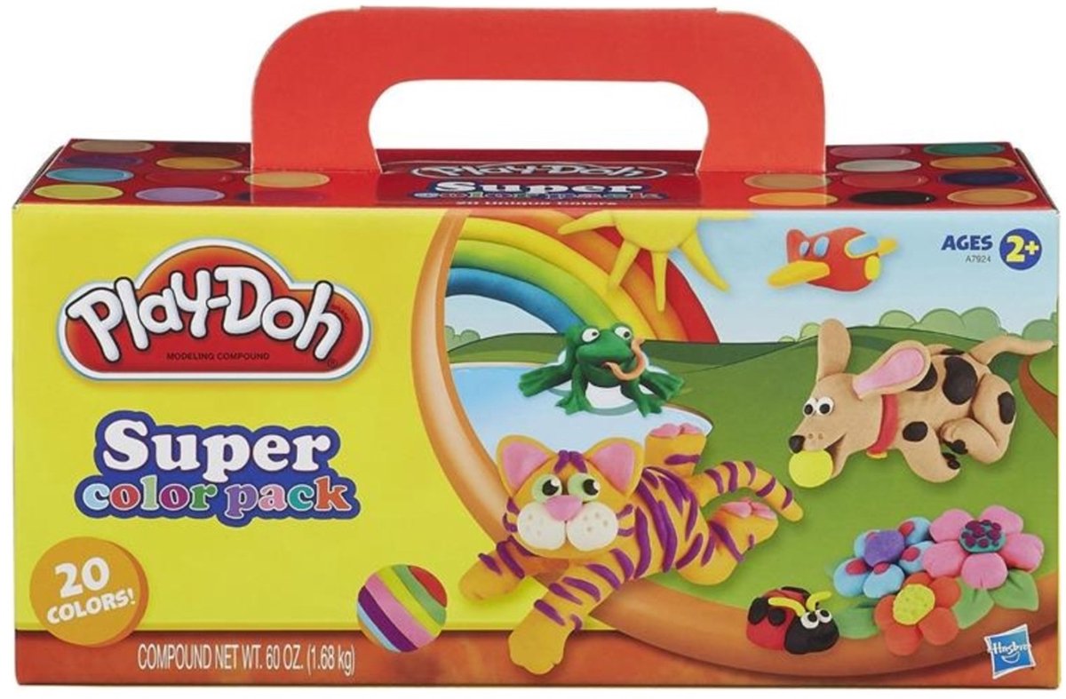 Play-doh super farvepakke - modellervoks