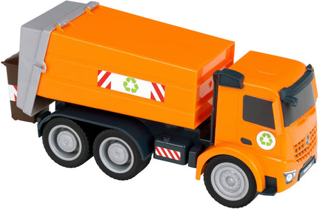 Klein legetøj Mercedes-Benz Arocs - skraldebil - orange - skala 1:24 - legetøj