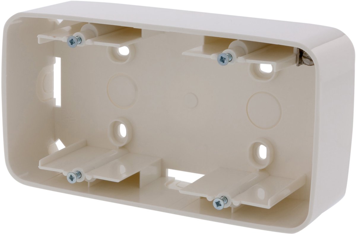 Busch-Jaeger refleks overflademonteret stel - overflademonteret - 2-fold - polar hvid