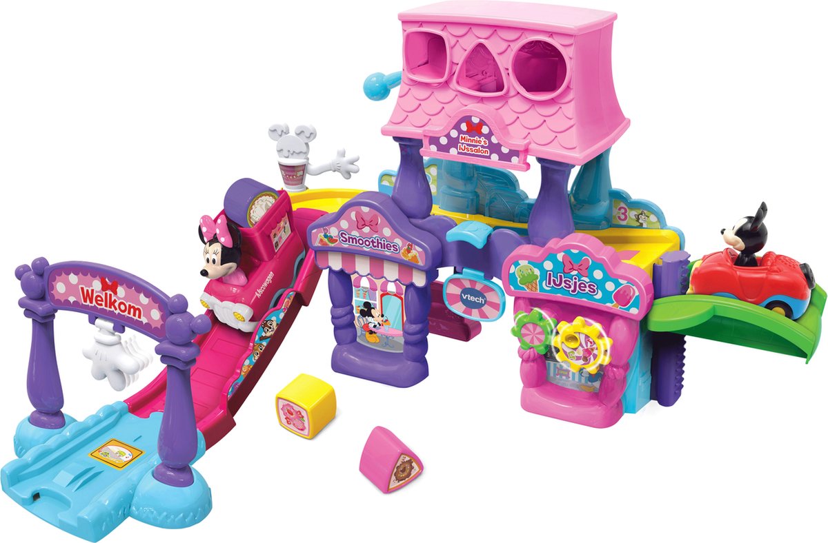 Vtech tude tude biler disney minnie's isbar legesæt - interaktivt legetøj - pædagogisk babylegetøj - fra 1 til 5 år