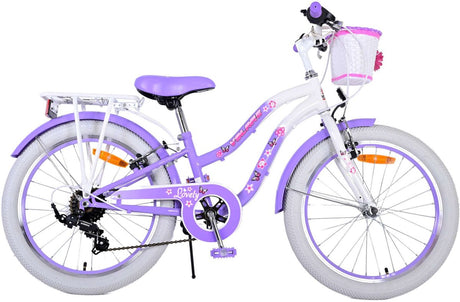 Volare dejlig børnecykel - piger - 20 tommer - lilla - 7 gear