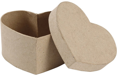 Creativ company hjerteformet æske, h: 6 cm, mål 11,5x11,5 cm, 1 stk.
