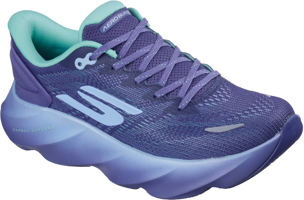 Skechers skx aero burst sportssko til kvinder - periwinkle aqua