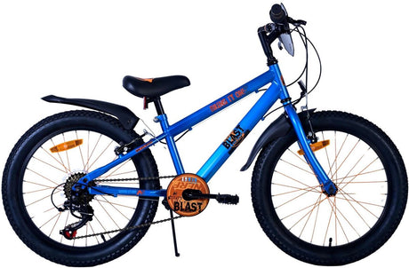 Volare nerf børnecykel - drenge - 20 tommer - satinblå - 6 gear