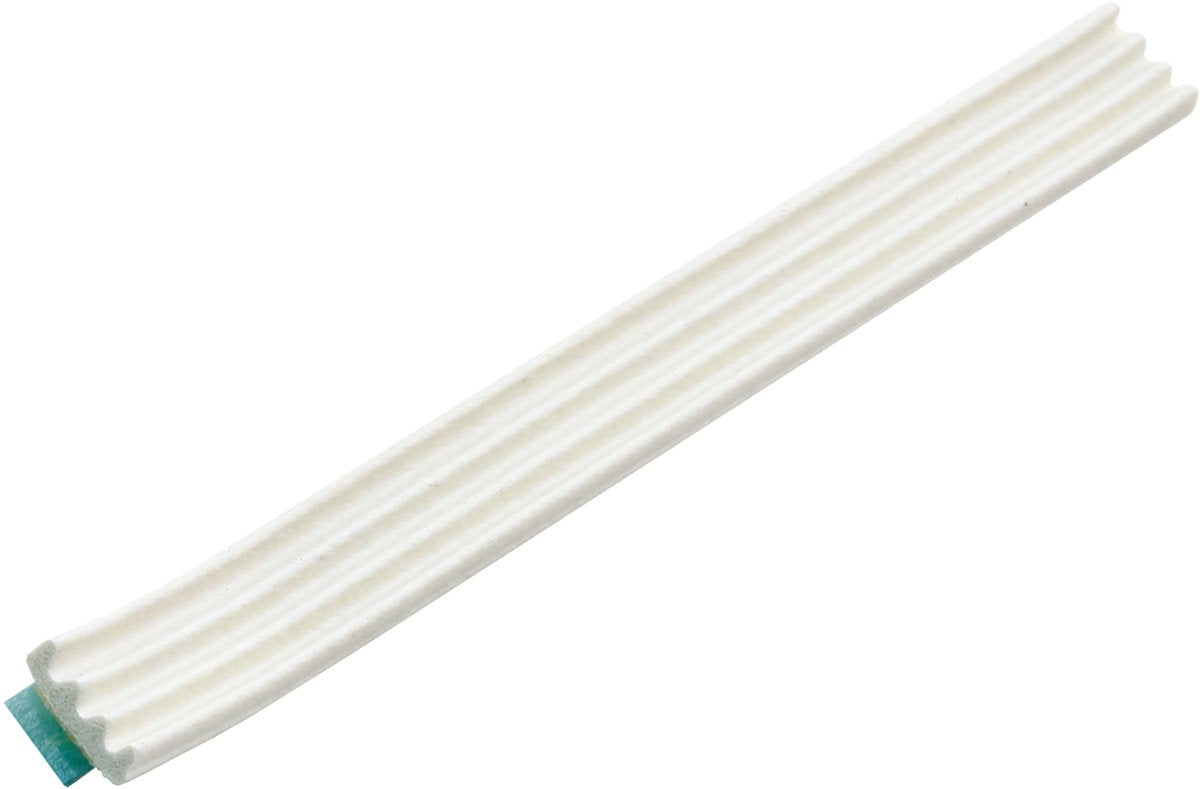 Ellen trækliste - hvid - plast - - k-profil 9 x 3 mm x 7,5 m hvid