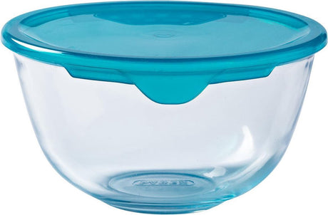 Pyrex røreskål med låg 2l ø21cm