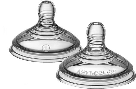 Tommee tippee avancerede anti-kolik flaskesutter - langsom fremføringshastighed 0m+ - sæt med 2