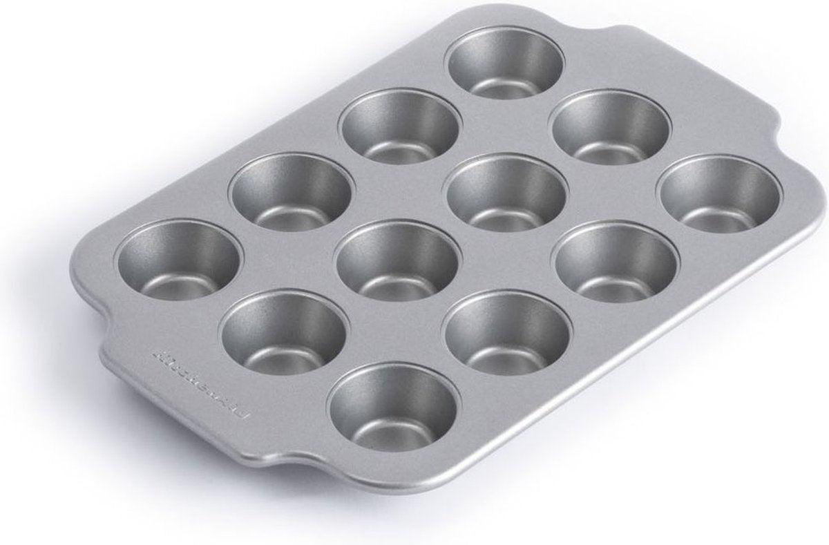 Kitchenaid mini muffinform aluminiseret hank 12 stk