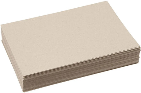 Creativ firma genbrugspap, a4, ark 210x297 mm, 225 gr, gråbrun, 125 ark 1 æske