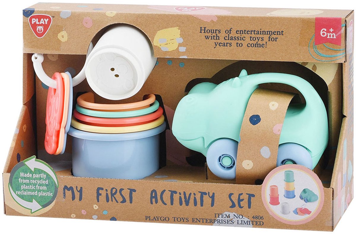 Playgo mit første babyaktivitetslegesæt - 8 stk.