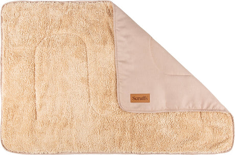 Scruffs cosy - zachte hondendeken - tweezijdig te gebruiken met heerlijk zachte binnenvoering - 110 x 75cm - desert sand
