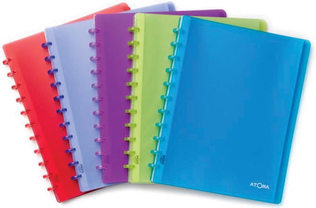 Atoma pres folder - pp - 11 ringe - 40 stk - assorterede farver