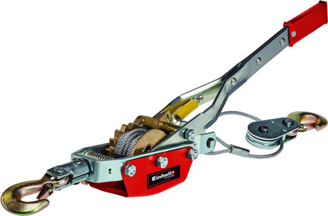 Einhell handlier tc-lw 2000 - maximaal trekgewicht: 2000 kg - maximale afstand: 1,6 m - automatische rem