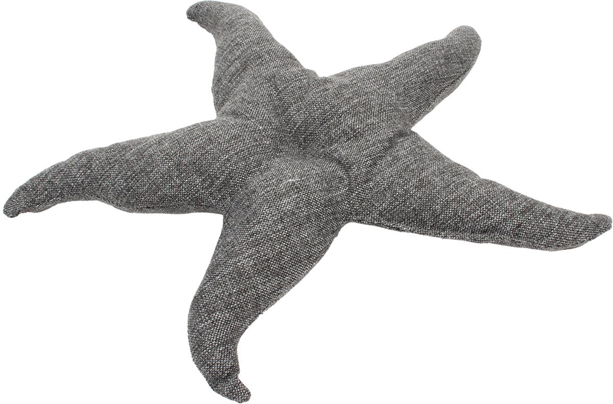 Duvo eco plys søstjerne xl - 44x43x6cm grå