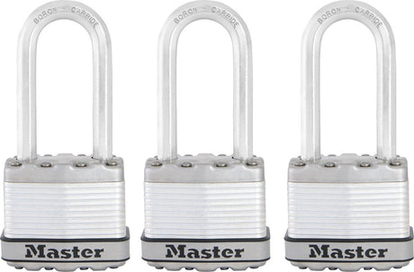 Masterlock master lock hangslot excell 45 mm staal 3 st m1eurtrilh