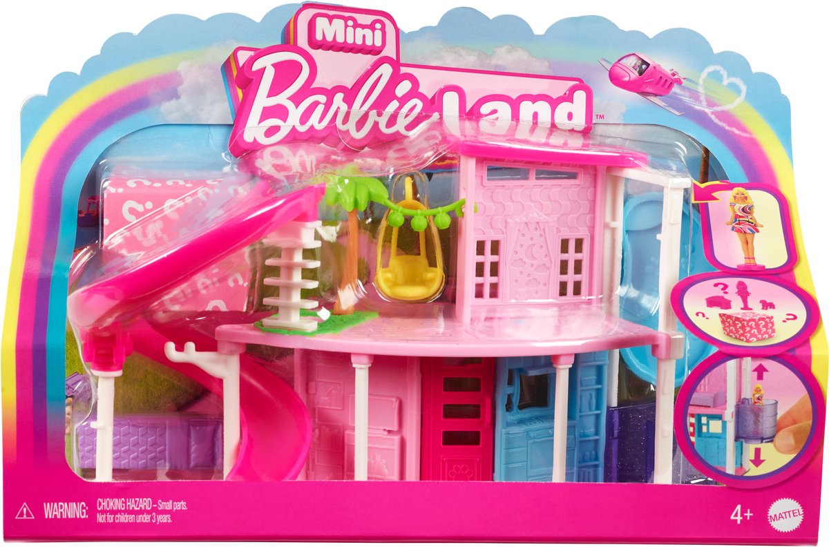 Barbie mini land - drømmehus - mini dukkehus