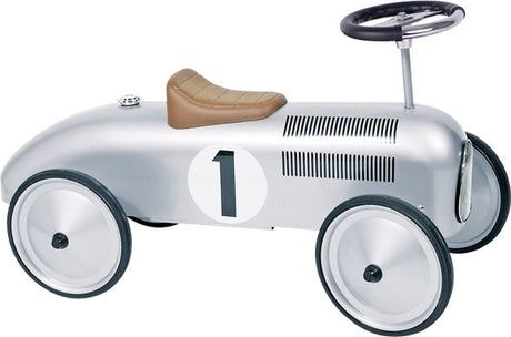Goki Retro Walking Car Silver