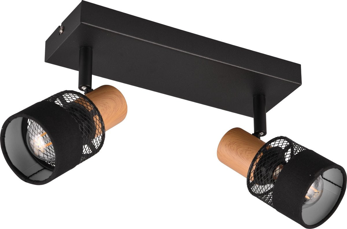Trio nandini - spot - sort mat - ekskl. 2x e14 10w