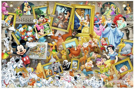 Ravensburger puslespil disney mickey mouse. kunstnerisk mickey - puslespil - 5000 brikker